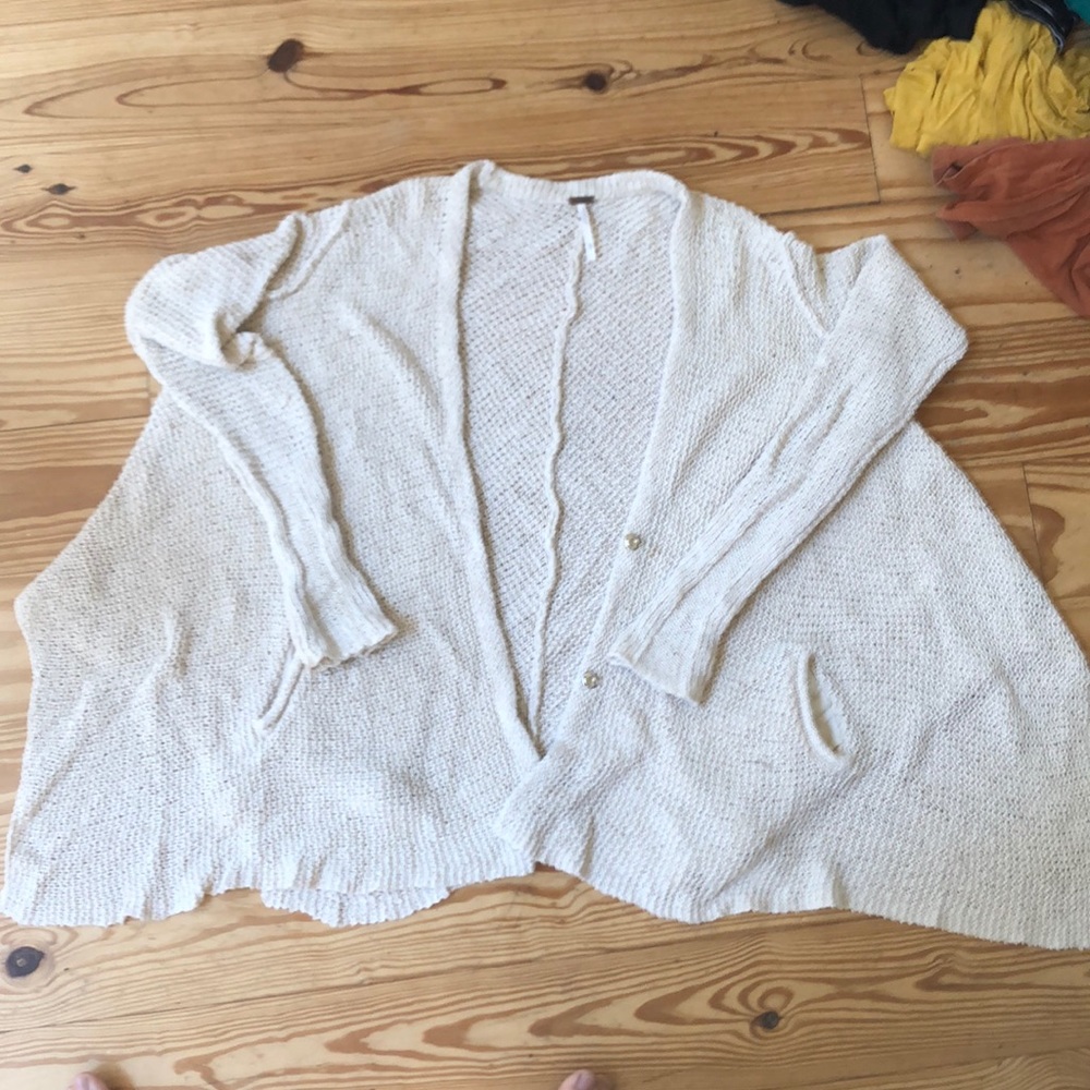 Free People Shark Bite Sweater xs